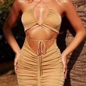 Oh polly ruched dress